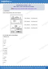 Đề thi học kì 1 Tiếng Anh 3 Explore Our World - Đề số 5